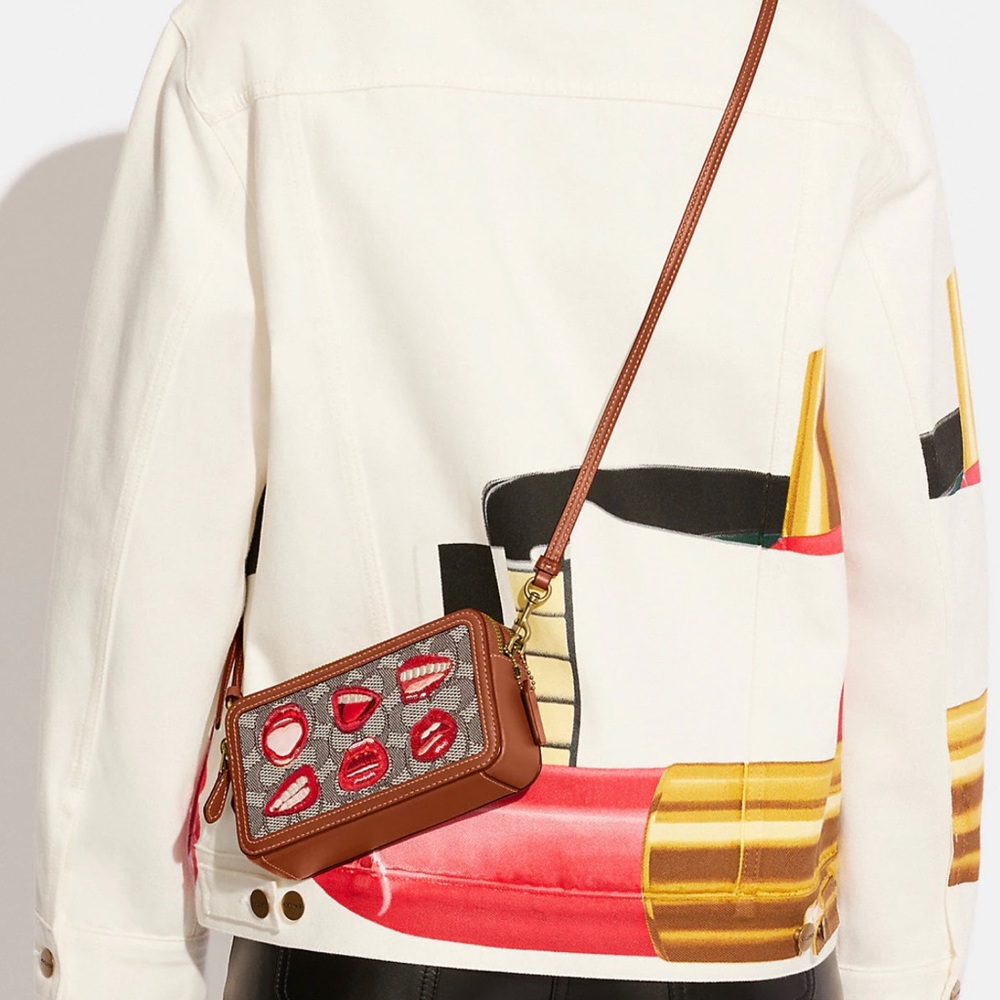 NWT Coach x Tom Wesselmann Kira Crossbody/wristlet Ltd Edition( firm price)